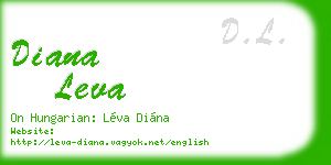 diana leva business card
